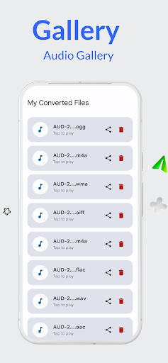 Audio Converter (M4A AAC WAV) ekran görüntüsü