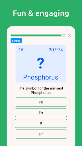 Chemistry: Periodic Table Quiz ekran görüntüsü