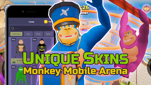 Gorilla Skins for Monkey Arena ekran görüntüsü