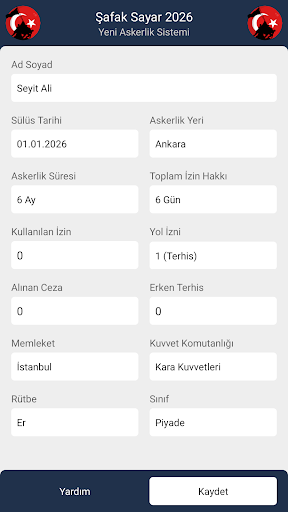 Şafak Sayar 2026 ekran görüntüsü