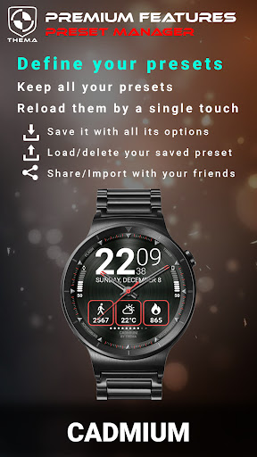 Cadmium Watch Face ekran görüntüsü