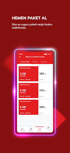 BİMcell Online İşlemler ekran görüntüsü