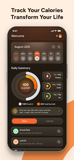 AI Calorie & Weight Tracker ekran görüntüsü