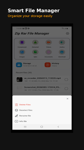 Zip Archiver - File Reader ekran görüntüsü