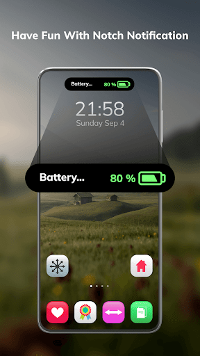 Notch Notification ekran görüntüsü
