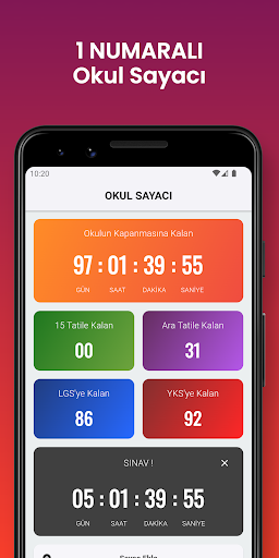 Tatil Sayacı - Okul Sayacı ekran görüntüsü