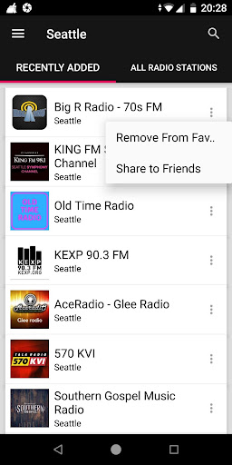 Seattle Radio Stations - USA ekran görüntüsü