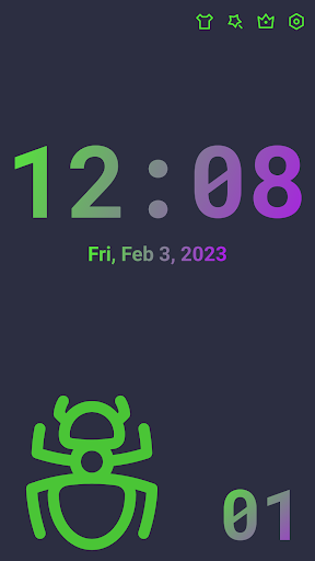 Retro Clock: Digital Clock ekran görüntüsü
