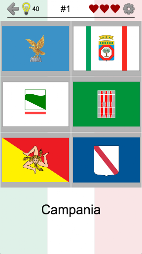 Italian Regions - Italy Quiz ekran görüntüsü