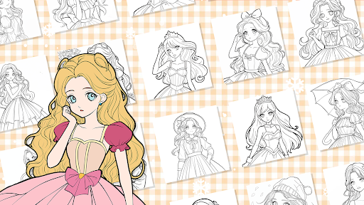Kız Boyama:Girls Coloring Book ekran görüntüsü