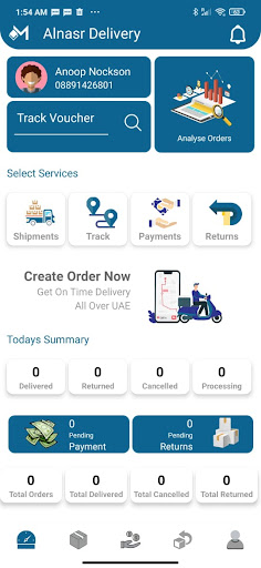 Alnasr Delivery Services ekran görüntüsü