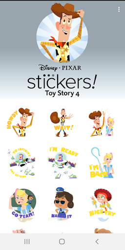 Pixar Stickers: Toy Story 4 ekran görüntüsü