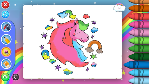 Sevimli Unicorn Boyama ekran görüntüsü