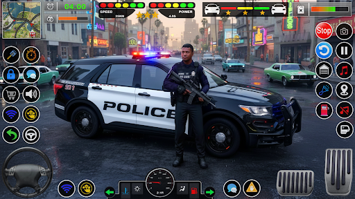 Police Car Driving Game 2025 ekran görüntüsü