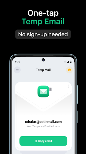 Temp Mail - Geçici e-posta ekran görüntüsü