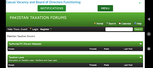 Pak Tax Forums ekran görüntüsü