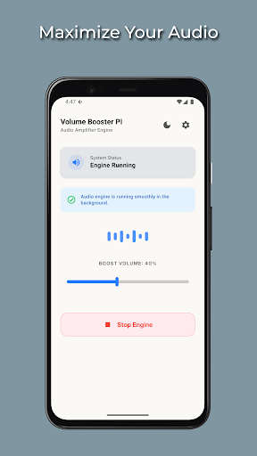 Volume Booster PI: Max Sound ekran görüntüsü
