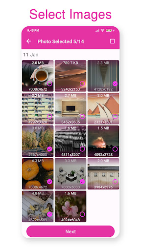 Photo Compressor ekran görüntüsü