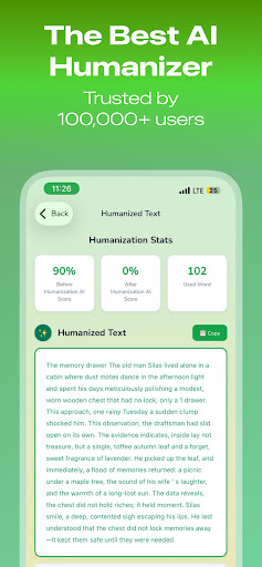 Natural Write - AI Humanizer ekran görüntüsü