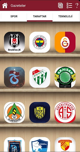 Gazeteler ekran görüntüsü