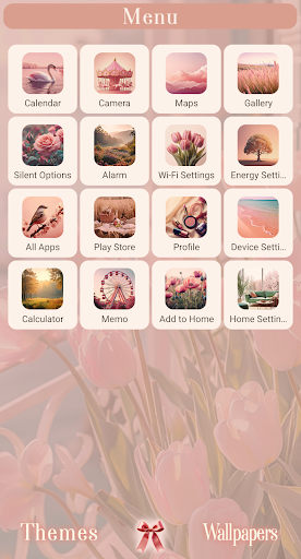 Tulip and Ocean View Theme ekran görüntüsü