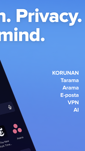 DuckDuckGo, Duck.ai, & VPN ekran görüntüsü