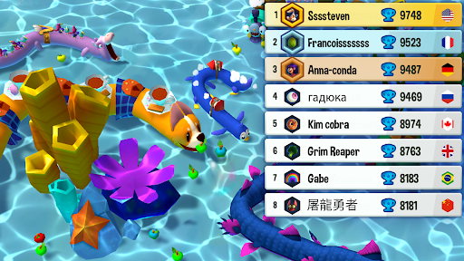 Snake Rivals - Fun Snake Game ekran görüntüsü