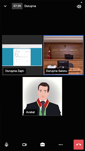 e-Duruşma ekran görüntüsü