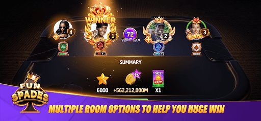 Fun Spades - Online Card Game ekran görüntüsü