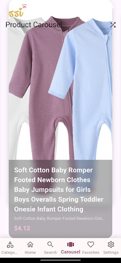 baby clothes ekran görüntüsü