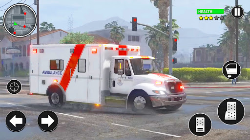 City Emergency Driving Games ekran görüntüsü