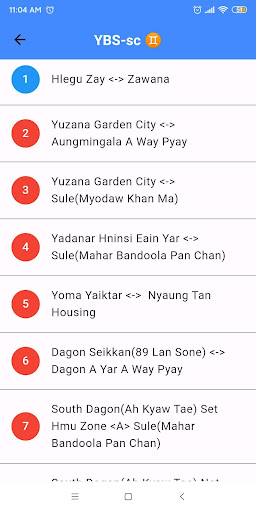 MyanCommute - sc (YBS-sc II) ekran görüntüsü