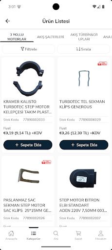 Kombisan Store ekran görüntüsü