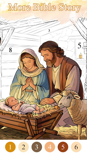 Bible Color Paint By Number ekran görüntüsü