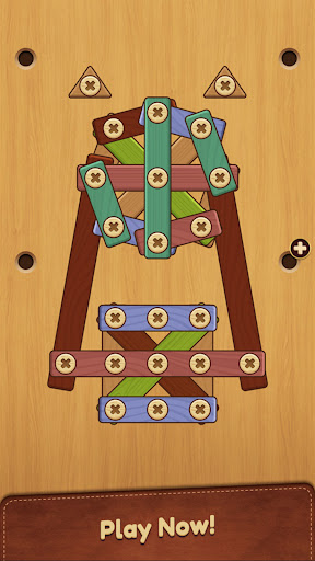 Nuts & Bolts Wood Puzzle ekran görüntüsü