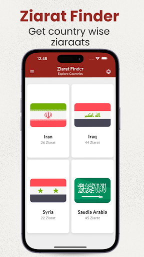 Ziarat Finder ekran görüntüsü