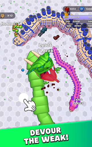 Snake Rush: Clash Battle 3D ekran görüntüsü