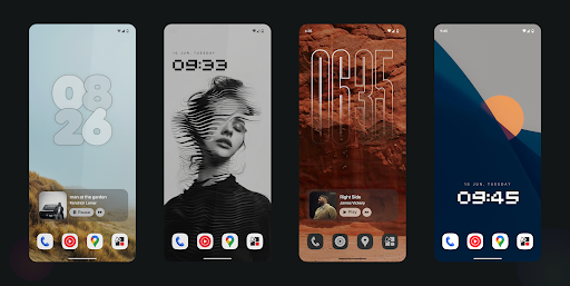 Muviz Widgets: Clock, Music., ekran görüntüsü