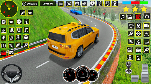 Crazy Car Driving: Taxi Games ekran görüntüsü