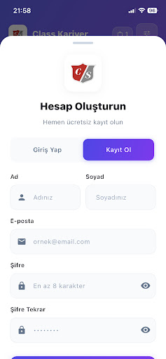 Class Kariyer ekran görüntüsü