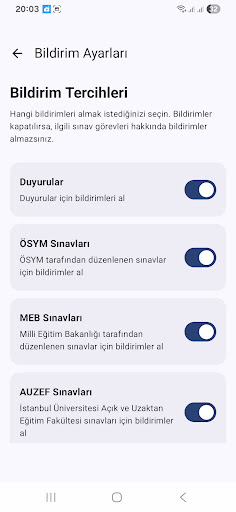 Öğretmen Sınav Görevi ekran görüntüsü