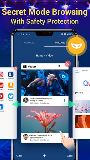 Web Tarayıcı ve Hızlı Explorer ekran görüntüsü