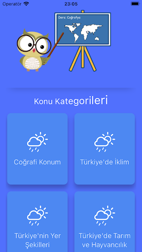 Sınav Bilgi Kartları ekran görüntüsü