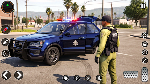 Police Car Chase Cop Sim Games ekran görüntüsü