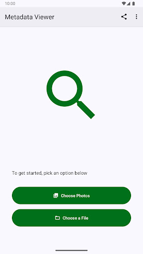 Photo Metadata Viewer ekran görüntüsü