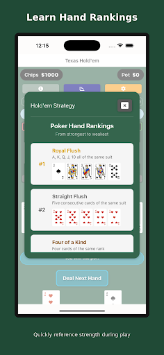 Texas Hold'em Trainer ekran görüntüsü