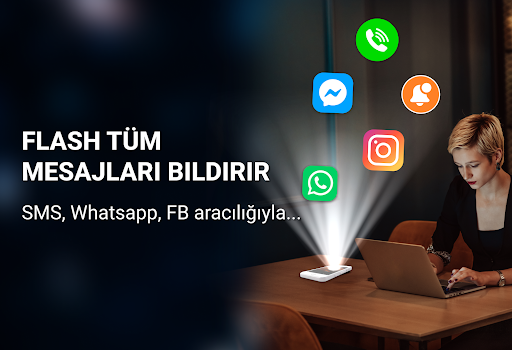 Flash Alert & Led Flashlight ekran görüntüsü