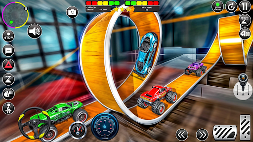 Toy Car Stunts GT Racing Games ekran görüntüsü