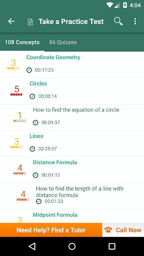Intermediate Geometry Practice ekran görüntüsü
