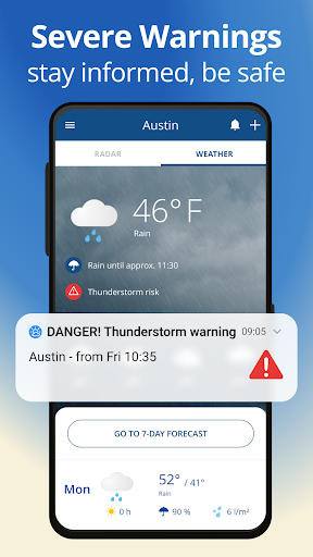 weather24: Forecast & Radar ekran görüntüsü